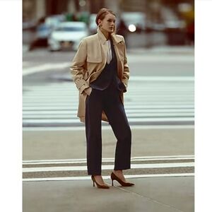 J. Crew NWT Kate Navy Trousers